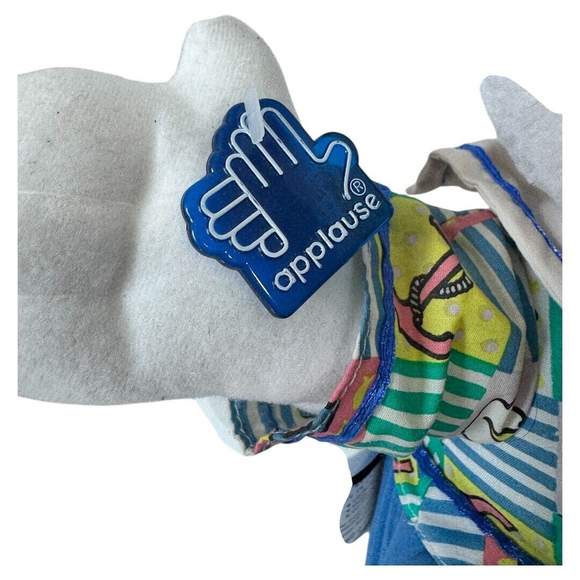 vintage 90's NWT Applause Disney Babies Donald & Daisy Jumpsuit Hat plush - Picture 6 of 6